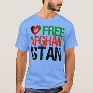 Freie Afghanistan Flag Afghani Prix Liebe Patrioti T-Shirt