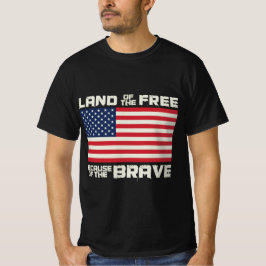 Freie Amerika Flag 4. Juli Feierlichkeiten T-Shirt
