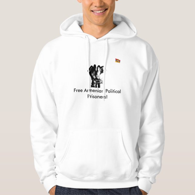 Freie armenische politische Gefangene! Hoodie (Vorderseite)