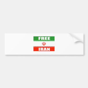 FREIE der IRAN-Flagge Autoaufkleber