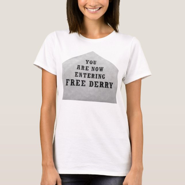 freie derry Ecke T-Shirt (Vorderseite)