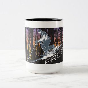 Freie Fersen-Tasse Zweifarbige Tasse