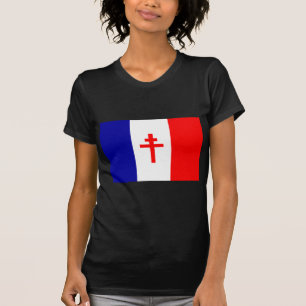 Freie französische Kraft-Flagge T-Shirt