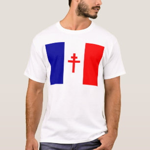 Freie französische Kraft-Flagge T-Shirt