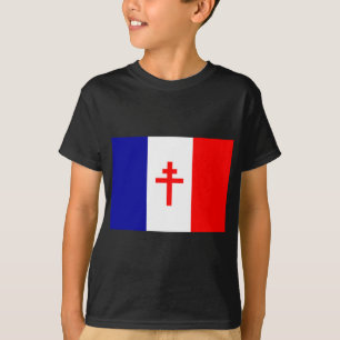 Freie französische Kraft-Flagge T-Shirt