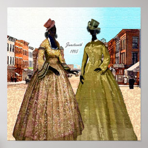 Freie Frauen am Tag der Freiheit • Juneteenth 1865 Poster