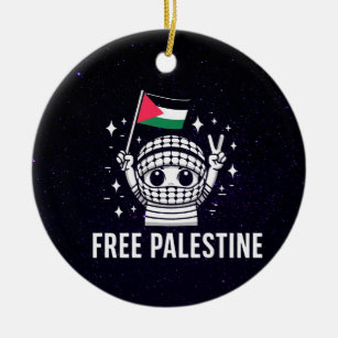 Freie Gaza-Streifen - Freie Palästina Keramik Ornament
