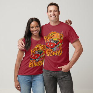 Freie Geister fahren einen Buggy - Dune Buggy - T- T-Shirt