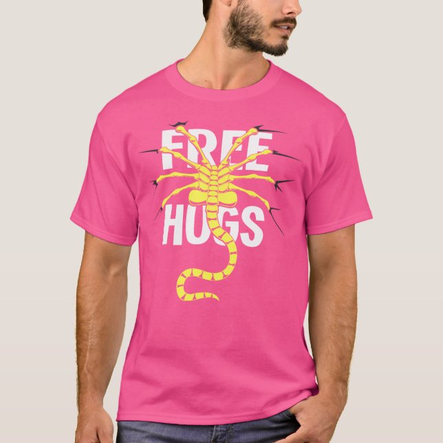 Freie Hugs - Alien T-Shirt (Vorderseite)