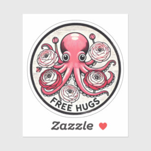 Freie Hugs Aufkleber