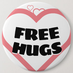 Freie Hugs Button