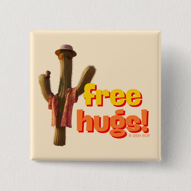 Freie Hugs! Button (Vorderseite)