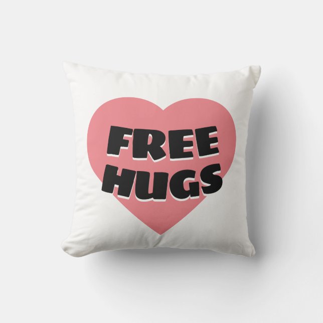 Freie Hugs Kissen (Vorderseite)