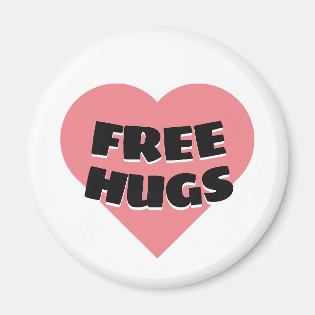 Freie Hugs Magnet (Vorne)
