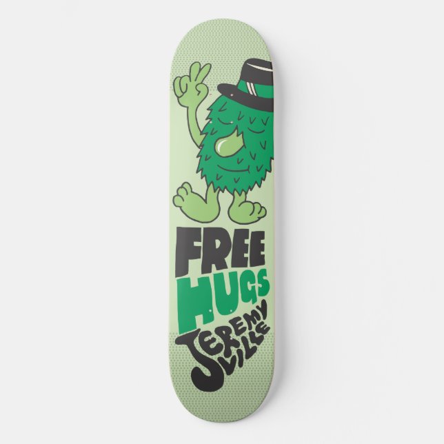 Freie Hugs Skateboard (Vorderseite)