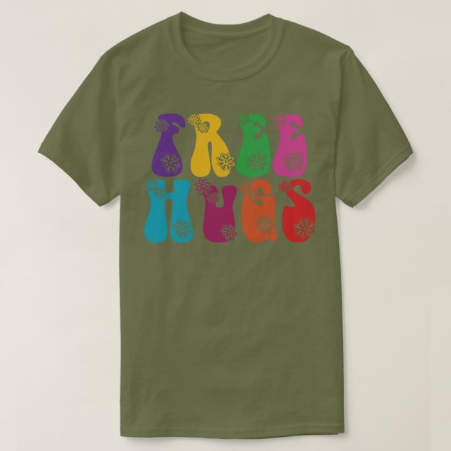Freie Hugs T-Shirt (Design vorne)
