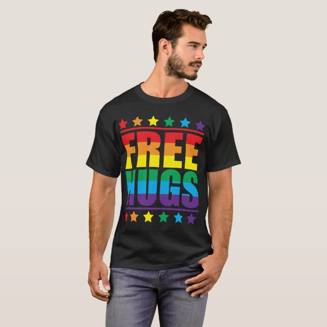 Freie Hugs T-Shirt (Vorne ganz)