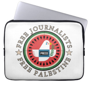 Freie Journalisten Freie Palästina Laptopschutzhülle