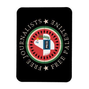 Freie Journalisten Freie Palästina Magnet