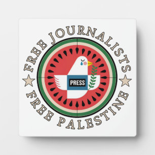 Freie Journalisten Freies Palästina Fotoplatte