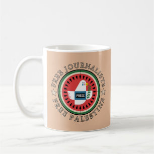 Freie Journalisten Freies Palästina Kaffeetasse