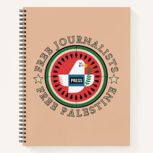Freie Journalisten Freies Palästina Notizbuch
