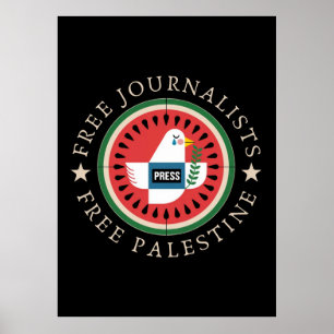 Freie Journalisten Freies Palästina Poster