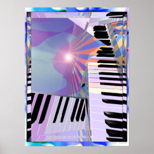 Freie Keyboard-Musik Poster