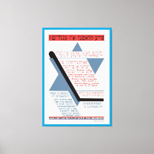 Freie Klassen auf englisch! Leinwanddruck