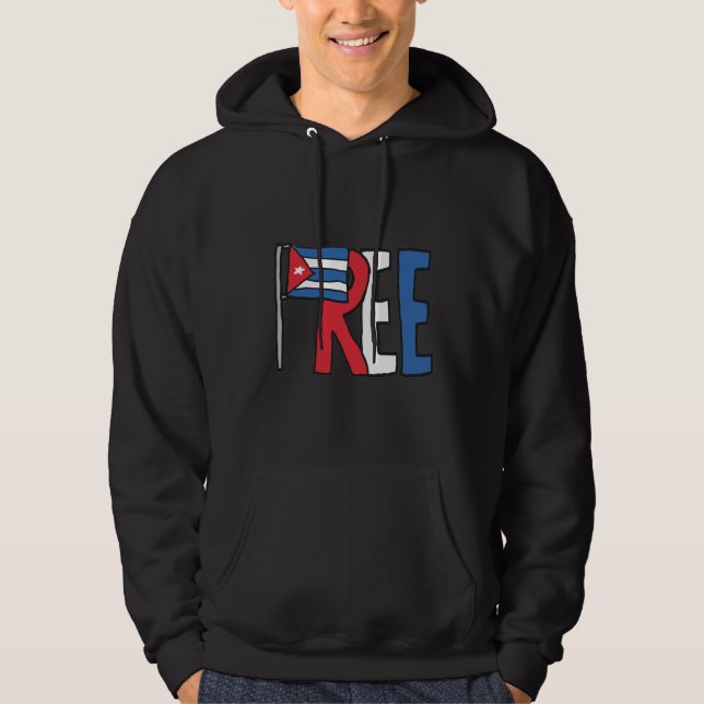 Freie Kuba Hoodie (Vorderseite)
