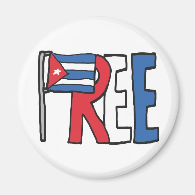 Freie Kuba Magnet (Vorne)