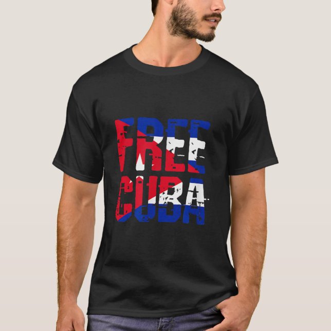Freie Kuba T-Shirt (Vorderseite)