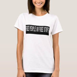 Freie Leute oder freie Material-Schablone T-Shirt