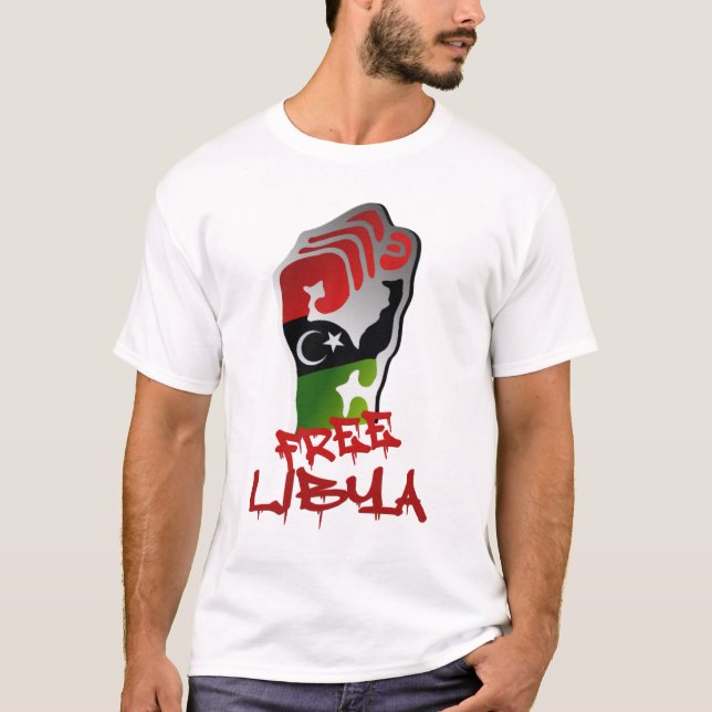 Freie Libyenprotestors libysche T-Shirt (Vorderseite)