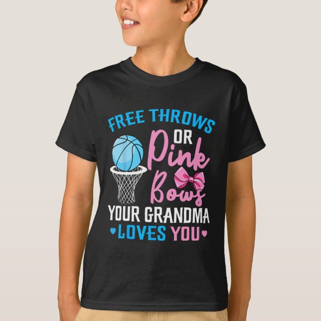 Freie Lieben oder rosa Bögen Oma- Sie Geschlecht T-Shirt (Vorderseite)