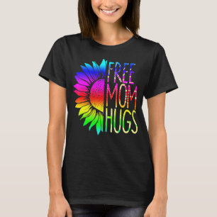 Freie Mama Hugs Daisy Rainbow Liebe Lgbt Pride T-Shirt