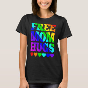 Freie Mama Hugs Frauen Freie Mama Hugs Rainbow Gay T-Shirt