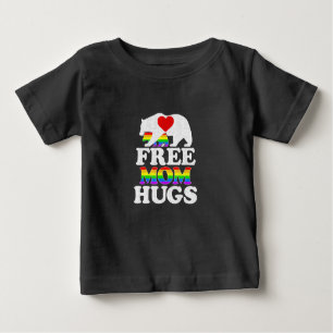 Freie Mama Hugs Frauen LGBT Pride Mama Bear Baby T-shirt
