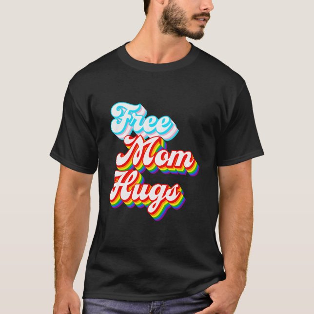Freie Mama - Lgbtq+ Trans Rainbow Pride T-Shirt (Vorderseite)