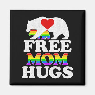 Freie Mama-Schläger für Frauen Lgbt Pride Mama B Magnet