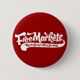 Freie Markt-Knopf Button