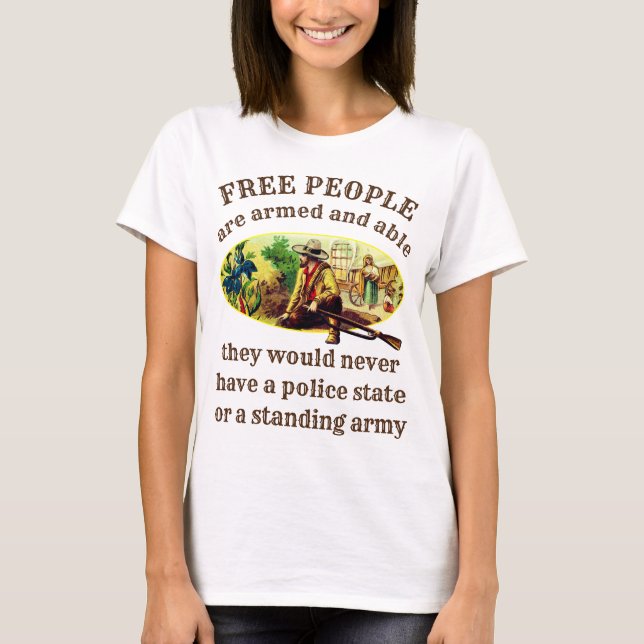 Freie Menschen (Licht) T-Shirt (Vorderseite)