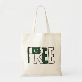 Freie pakistanische Flagge Tragetasche