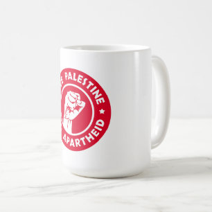 Freie Palästina-End-Apartheid Kaffeetasse