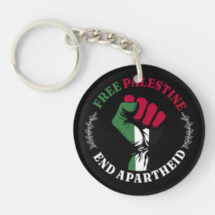 Freie Palästina-Ende-Apartheid III Schlüsselanhänger