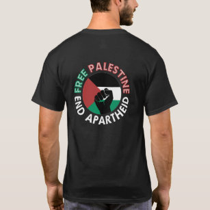 Freie Palästina-Enden-Apartheids-Palästina-Flagge T-Shirt