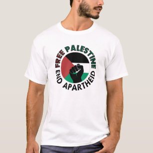 Freie Palästina-Enden-Apartheids-Palästina-Flagge T-Shirt