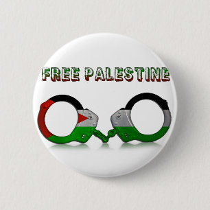 Freie Palästina-Handschellen Button