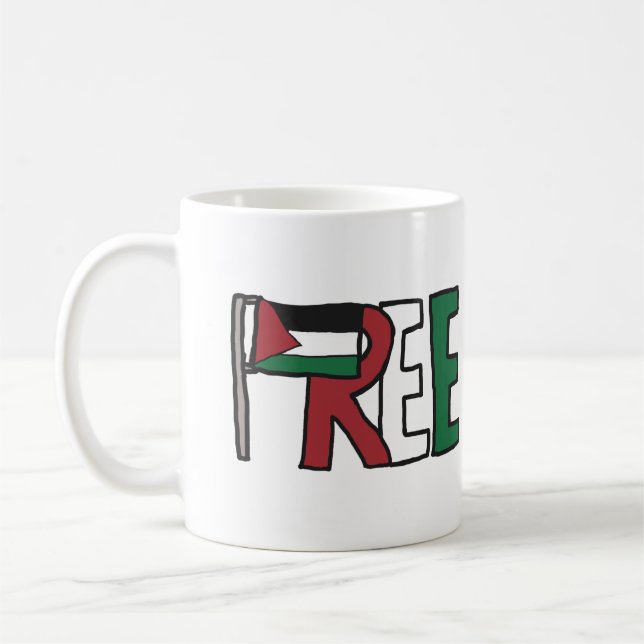 Freie Palästina Kaffeetasse (Links)
