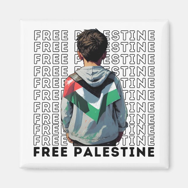 Freie Palästina Magnet (Vorne)